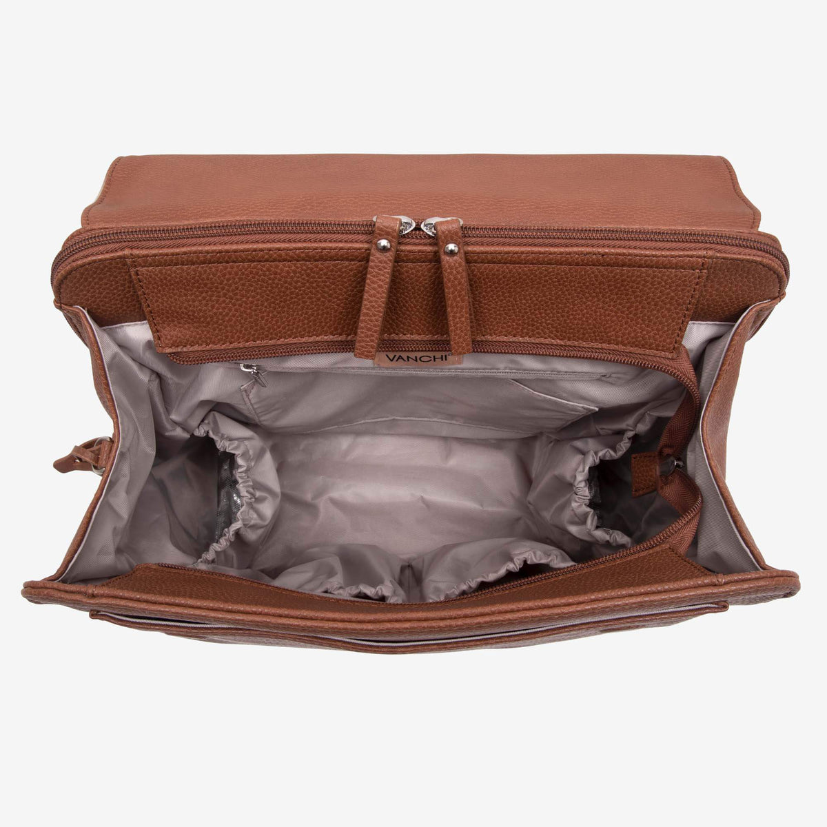 VANCHI - The Emmy Backpack Nappy Bag | Tan