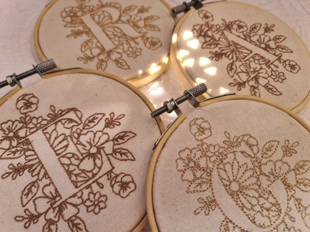 Little Zemi Personalised Floral Initials My Little Wardrobe