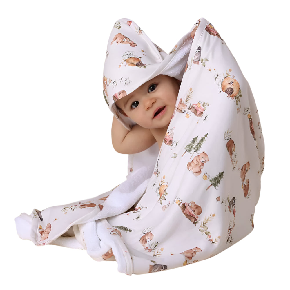 Snuggle Hunny Kids - Organic Hooded Baby Towel | Bears