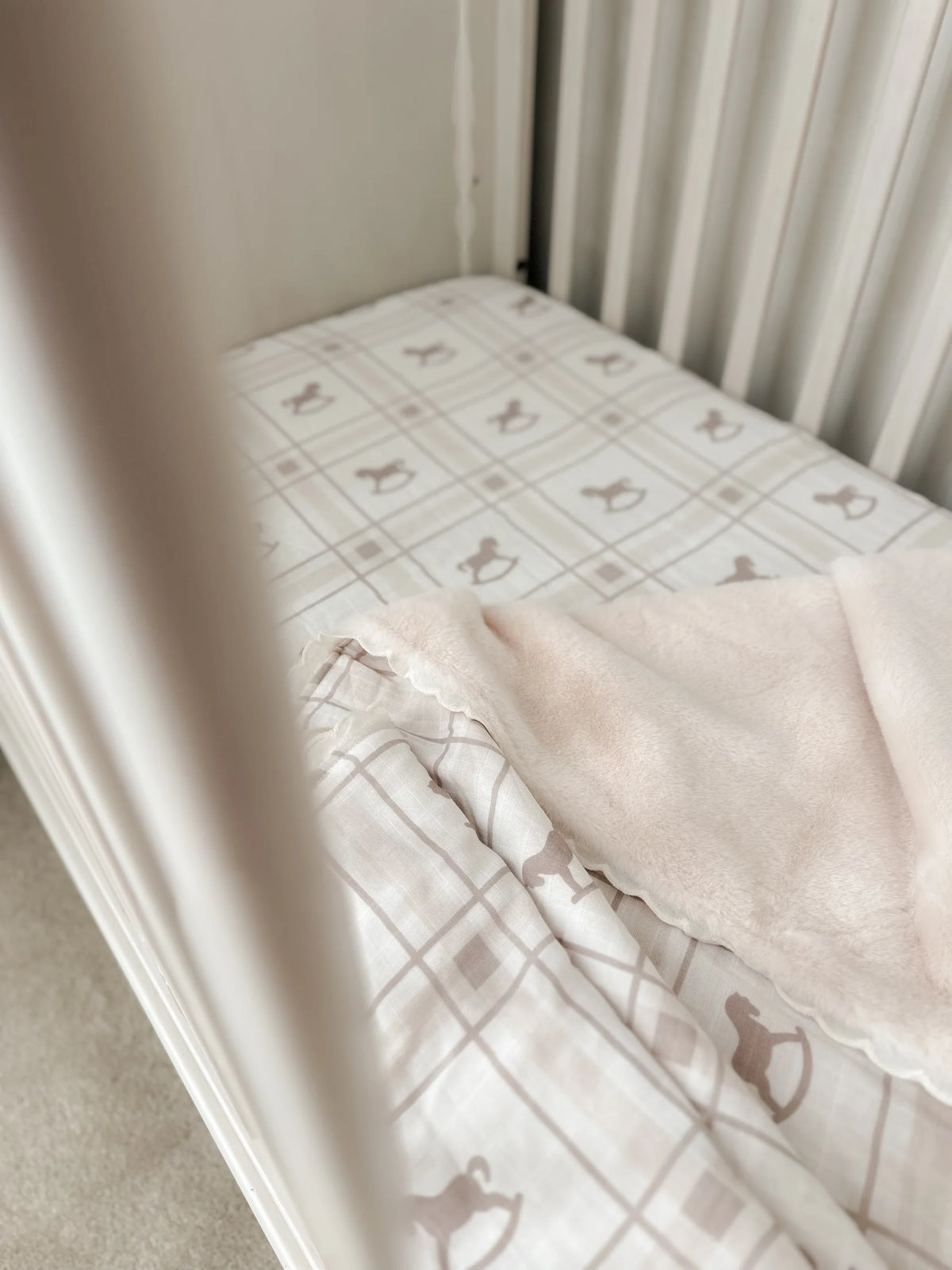 Pop Ya Tot - Fur Lined Cot Blanket | The Rocking Horse