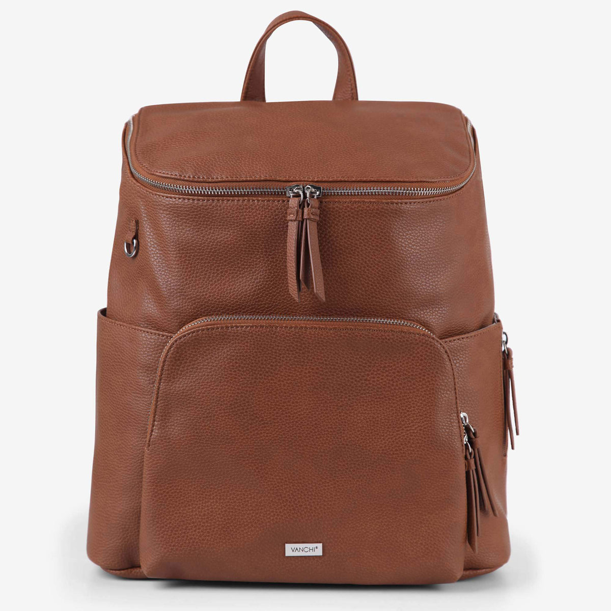 VANCHI - The Frankie Everyday Backpack Nappy Bag | Tan