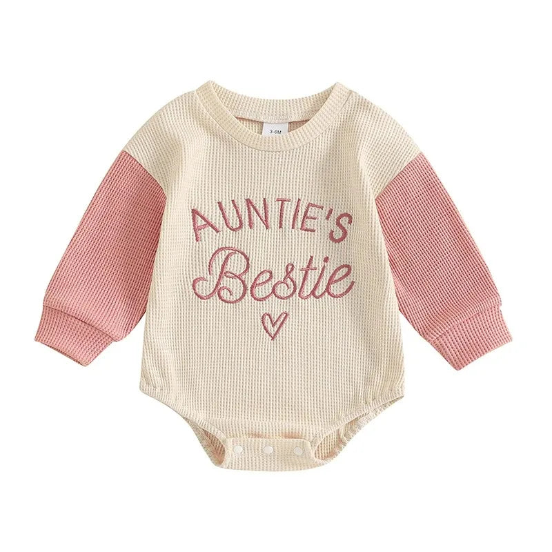 Waffle Auntie Romper