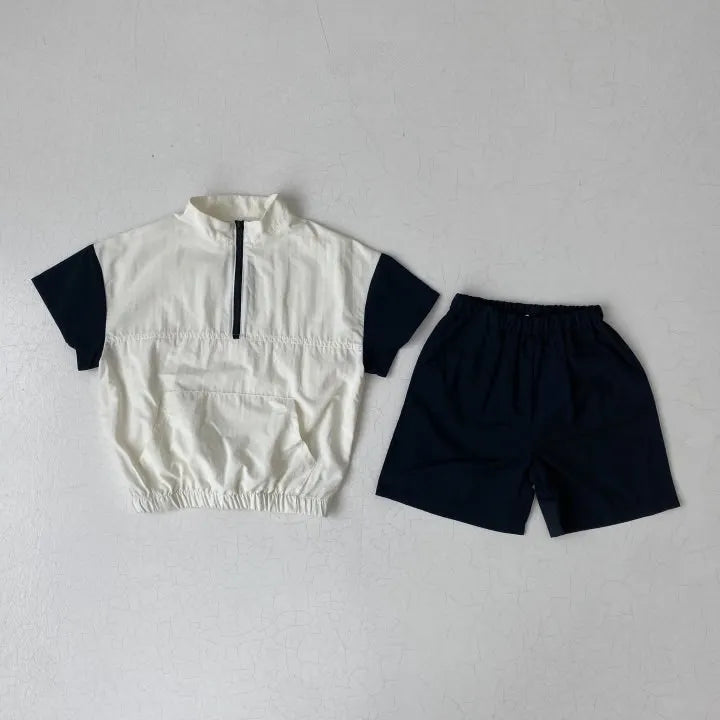 Half Zip Summer Set | 2 Colours