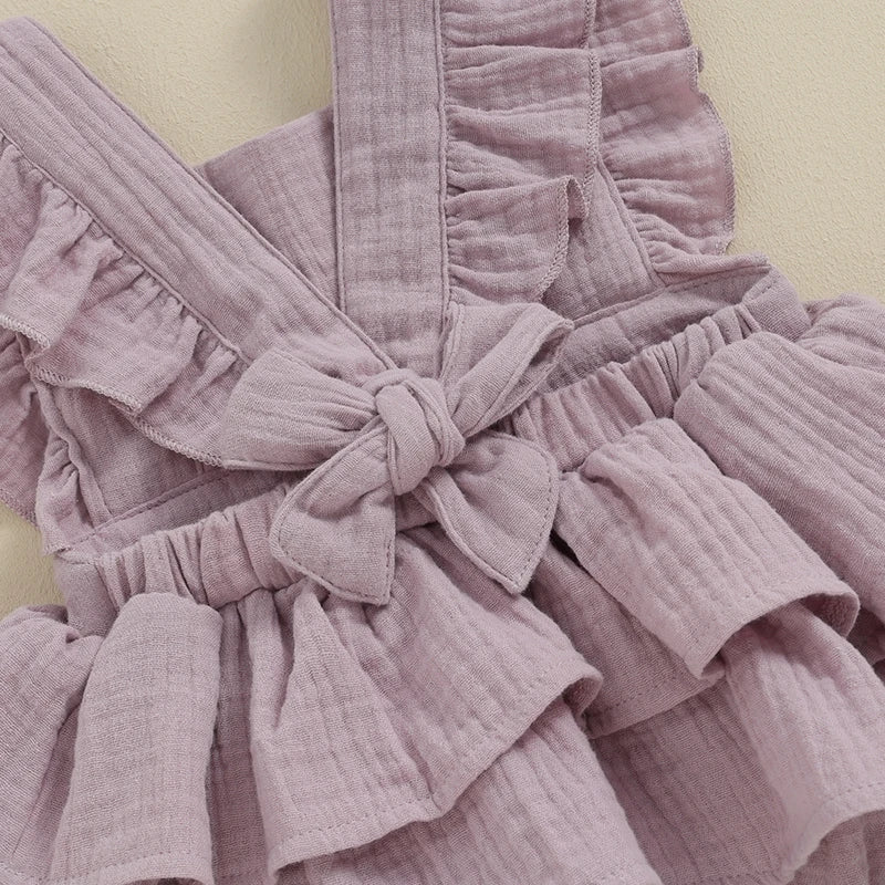 Lexia Flutter Romper & Matching Headband | 6 Colours