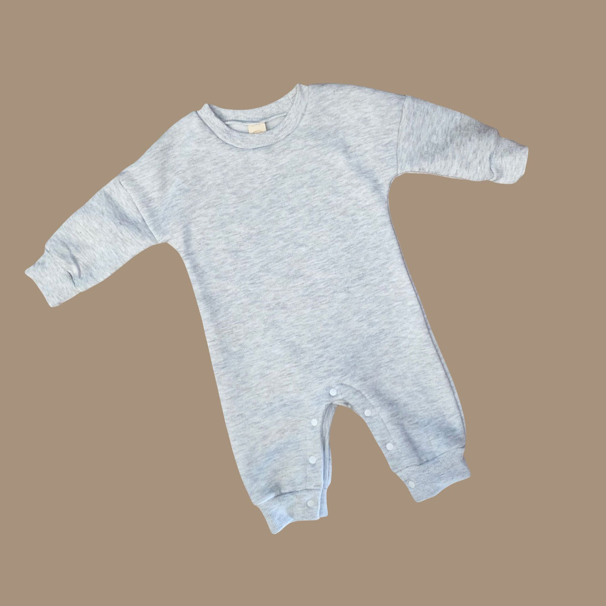 Chunky Fleece Romper | Grey Marle *CLEARANCE*