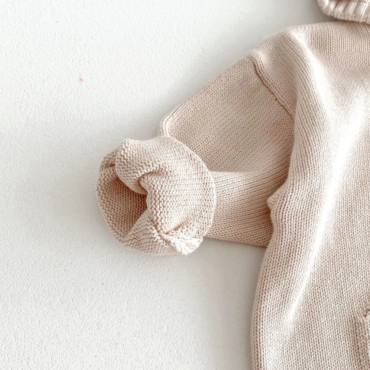 Knit Hooded Jumpers | 3 Colours