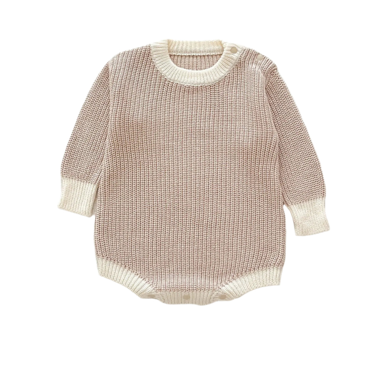 Camila Knit Romper | Apricot