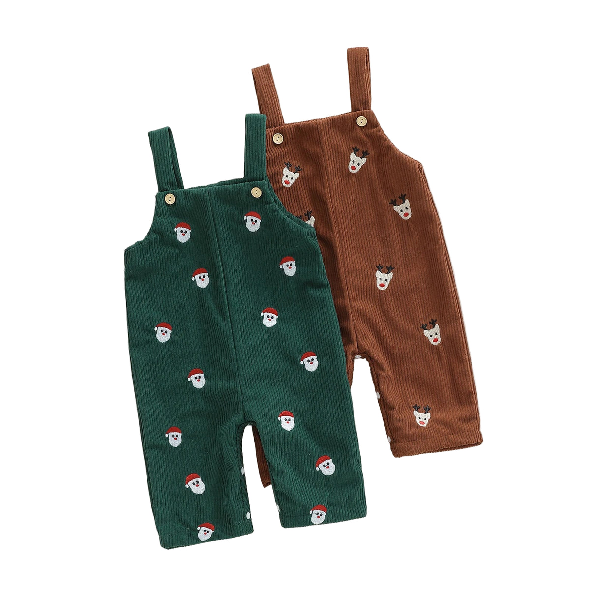 Christmas Corduroy Overalls | 2 Colours