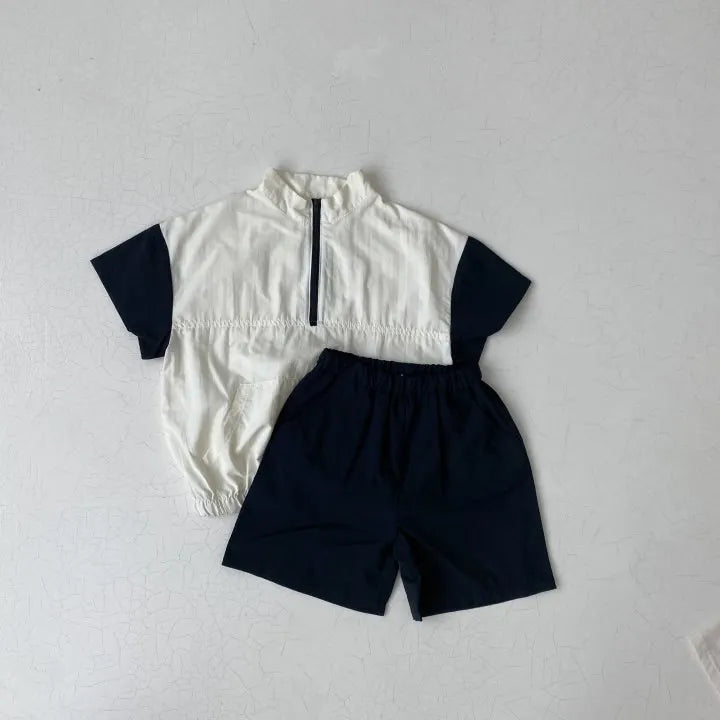 Half Zip Summer Set | 2 Colours