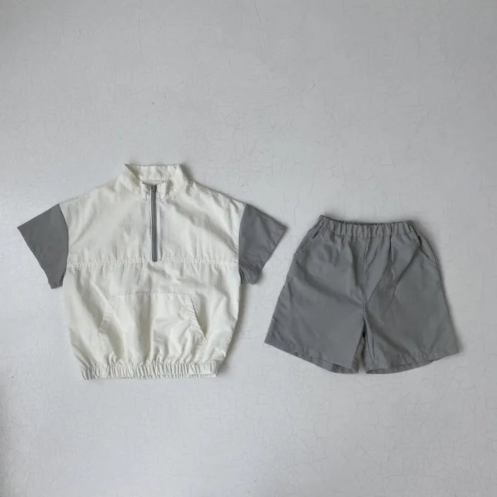 Half Zip Summer Set | 2 Colours