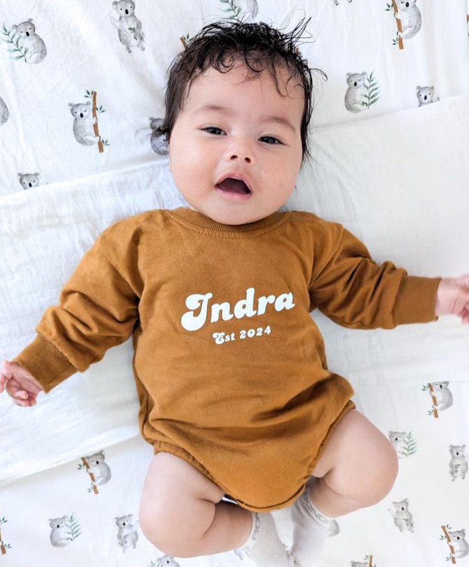 MLW By Design - Personalised Established Bubble Romper | Various Colours (LIMITED EDITION)