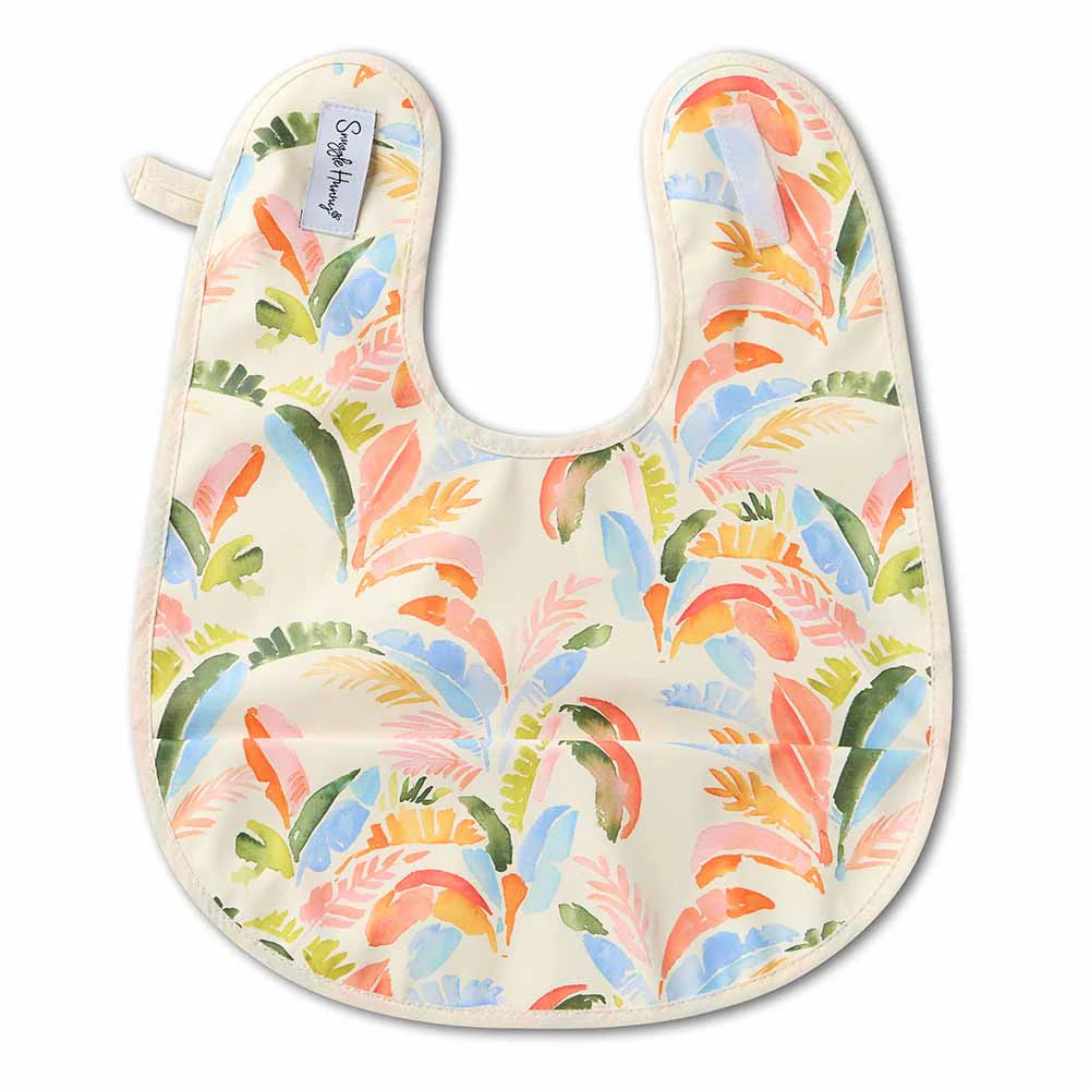 Snuggle Hunny Kids - Waterproof Snuggle Bib | Summer Palm