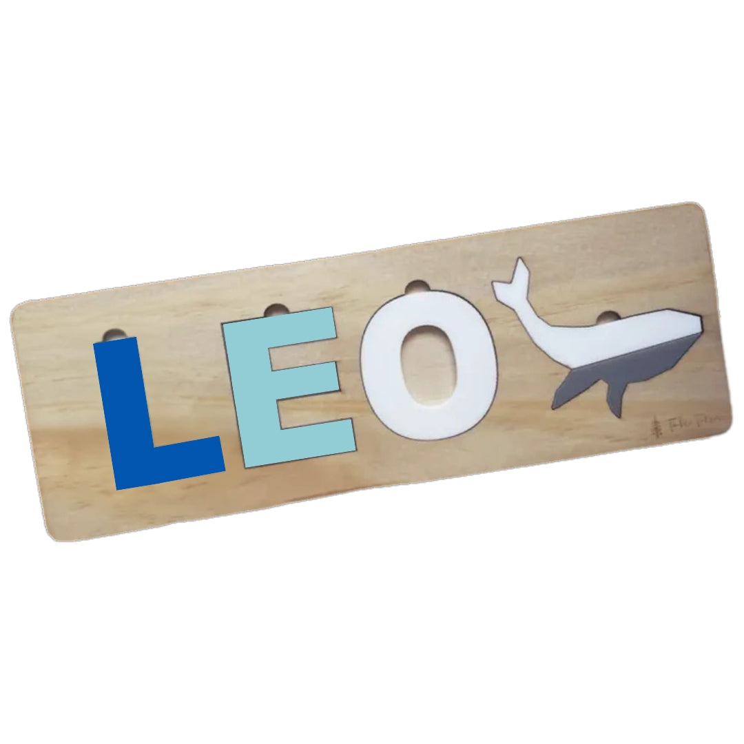 Timber Tinkers - Classic Name Puzzle | Blues