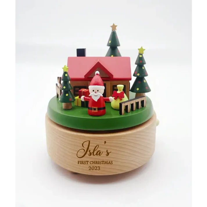 Timber Tinkers - Christmas Music Box – Santa House