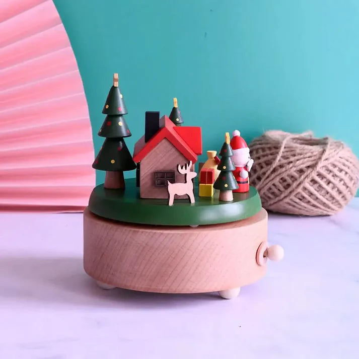 Timber Tinkers - Christmas Music Box – Santa House