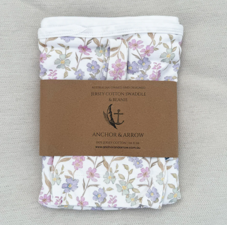 Anchor & Arrow - Bassinet sheet / Change Table Cover | Daisy Dreams