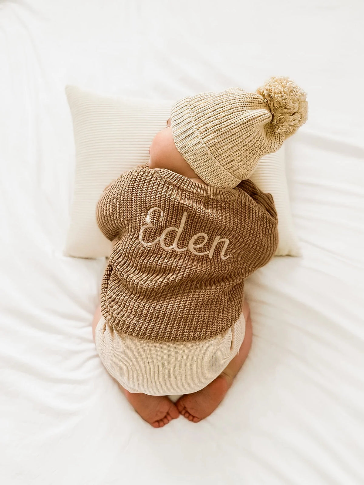 Little Zemi - Personalised Knit Jumper | Caramel