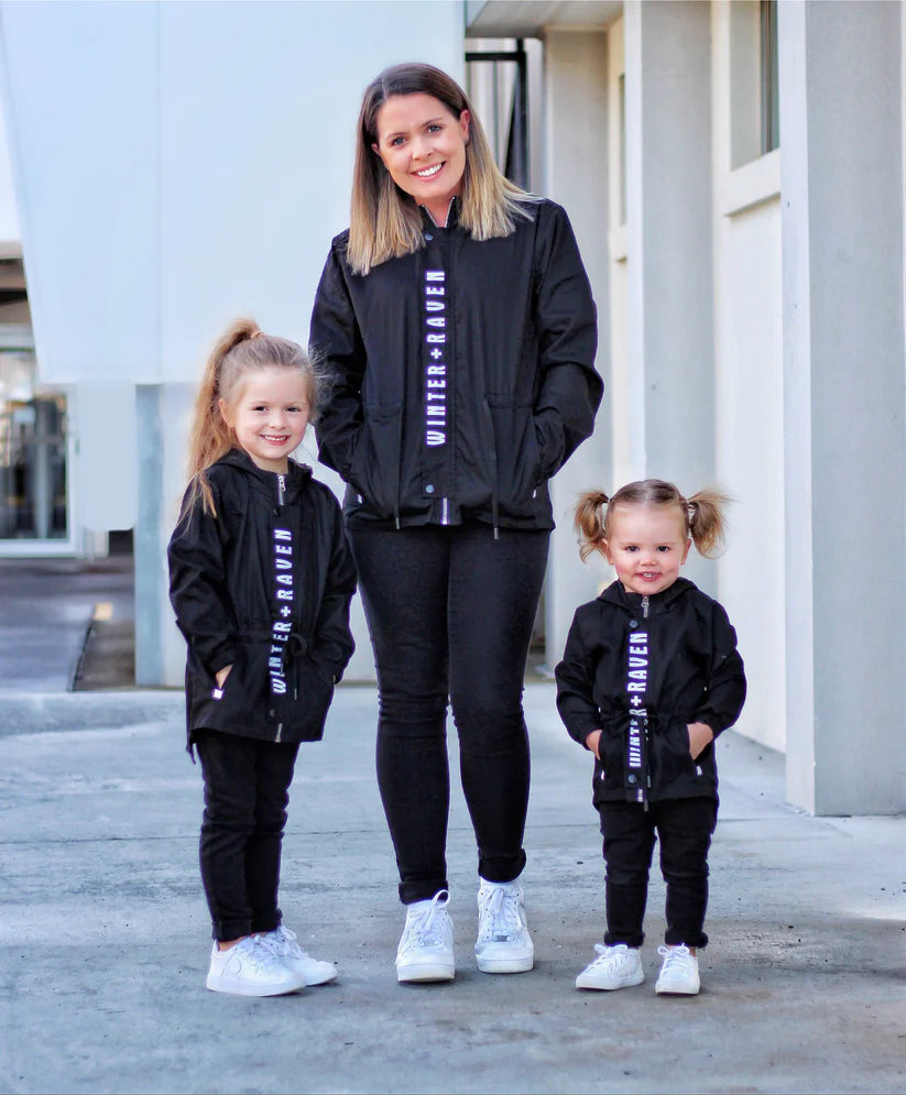 Winter and Raven - Black Anorak