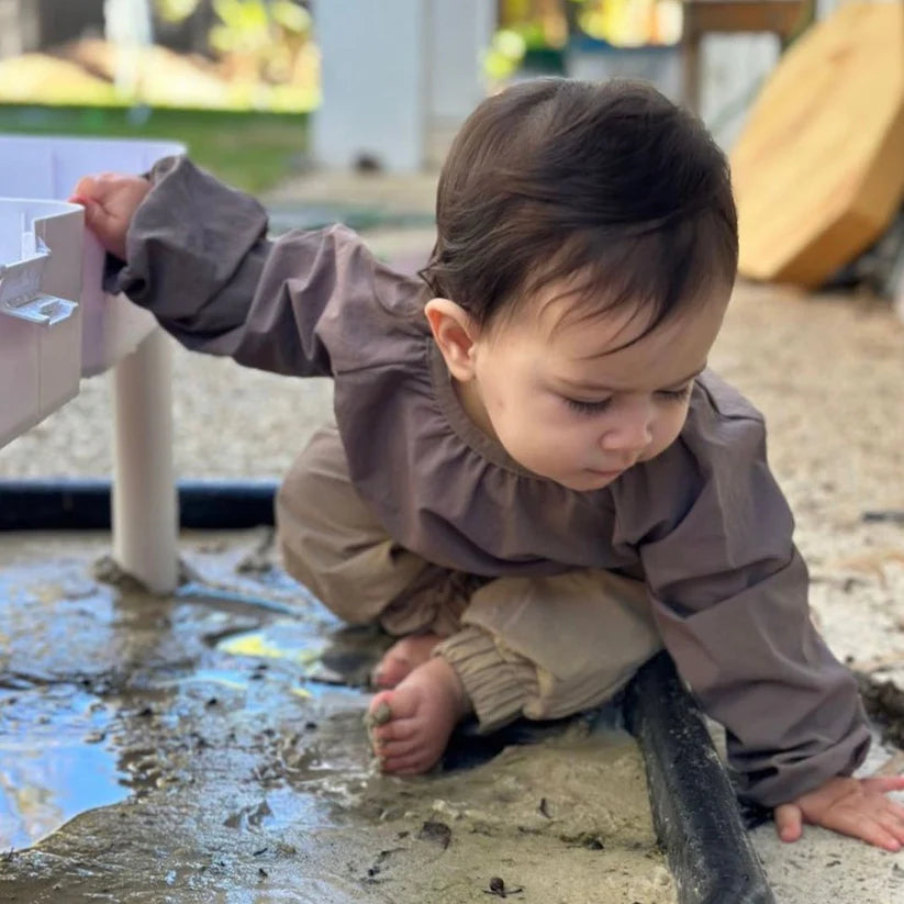 Little Mud co. - Messy Smock | Mushroom