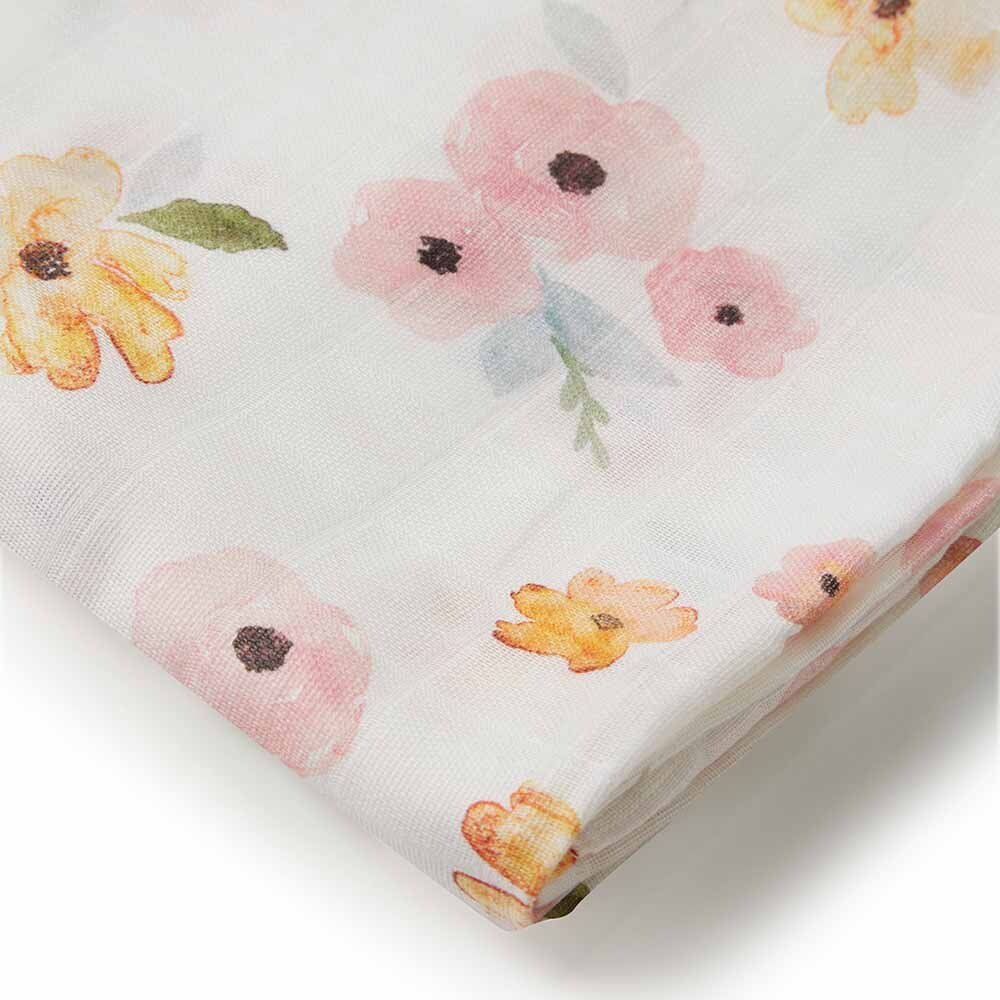 Snuggle Hunny Kids - Organic Muslin Wrap | Poppy