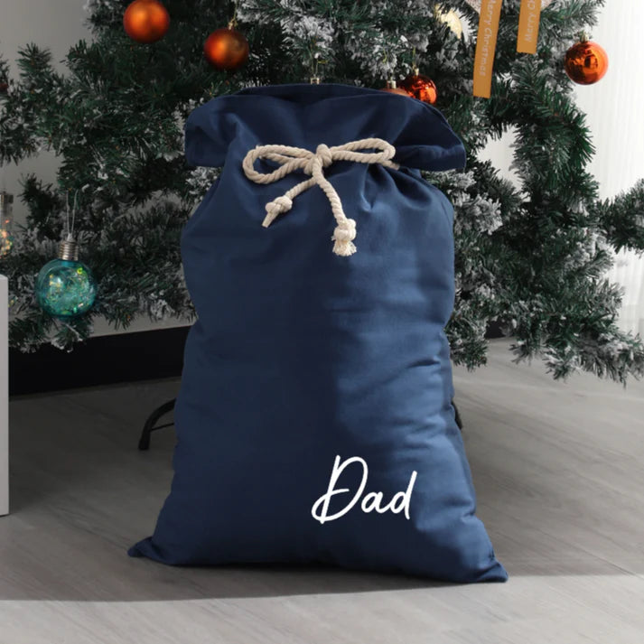 Timber Tinkers - Personalised Canvas Santa Sack | Various Colours