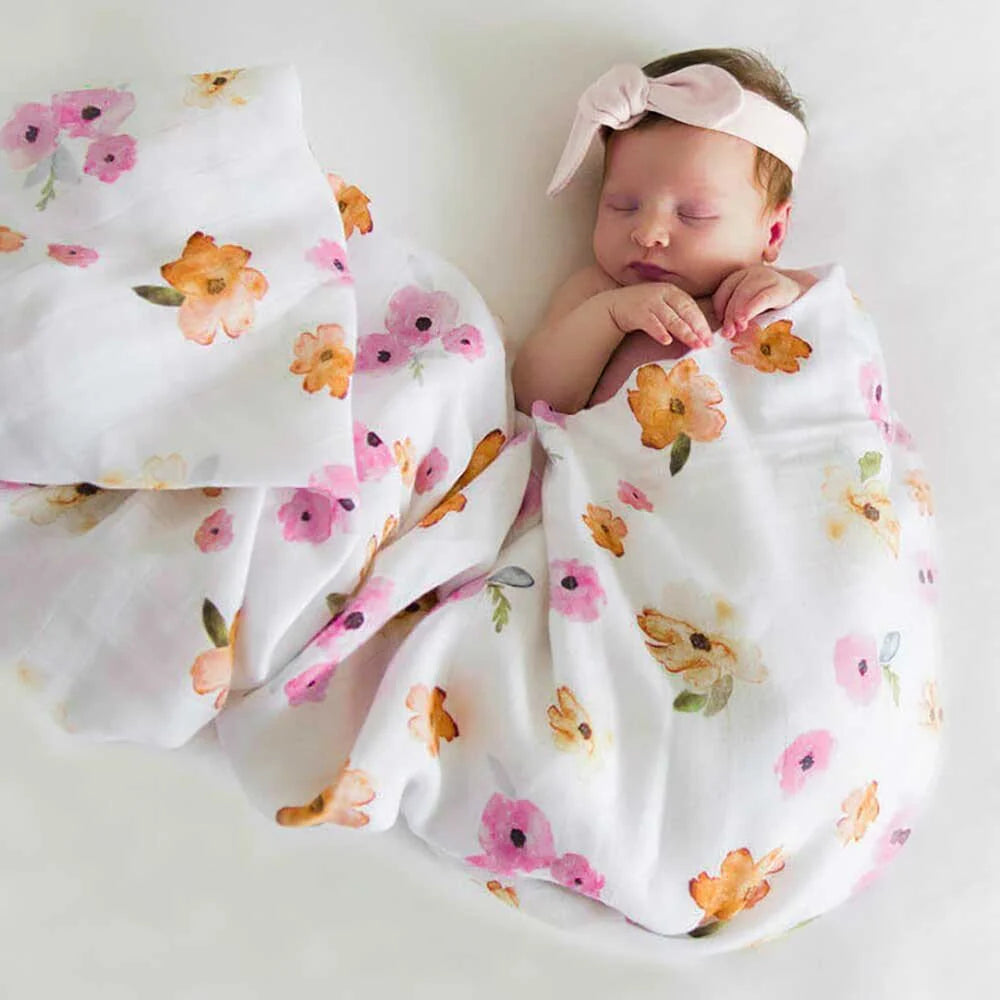 Snuggle Hunny Kids - Organic Muslin Wrap | Poppy