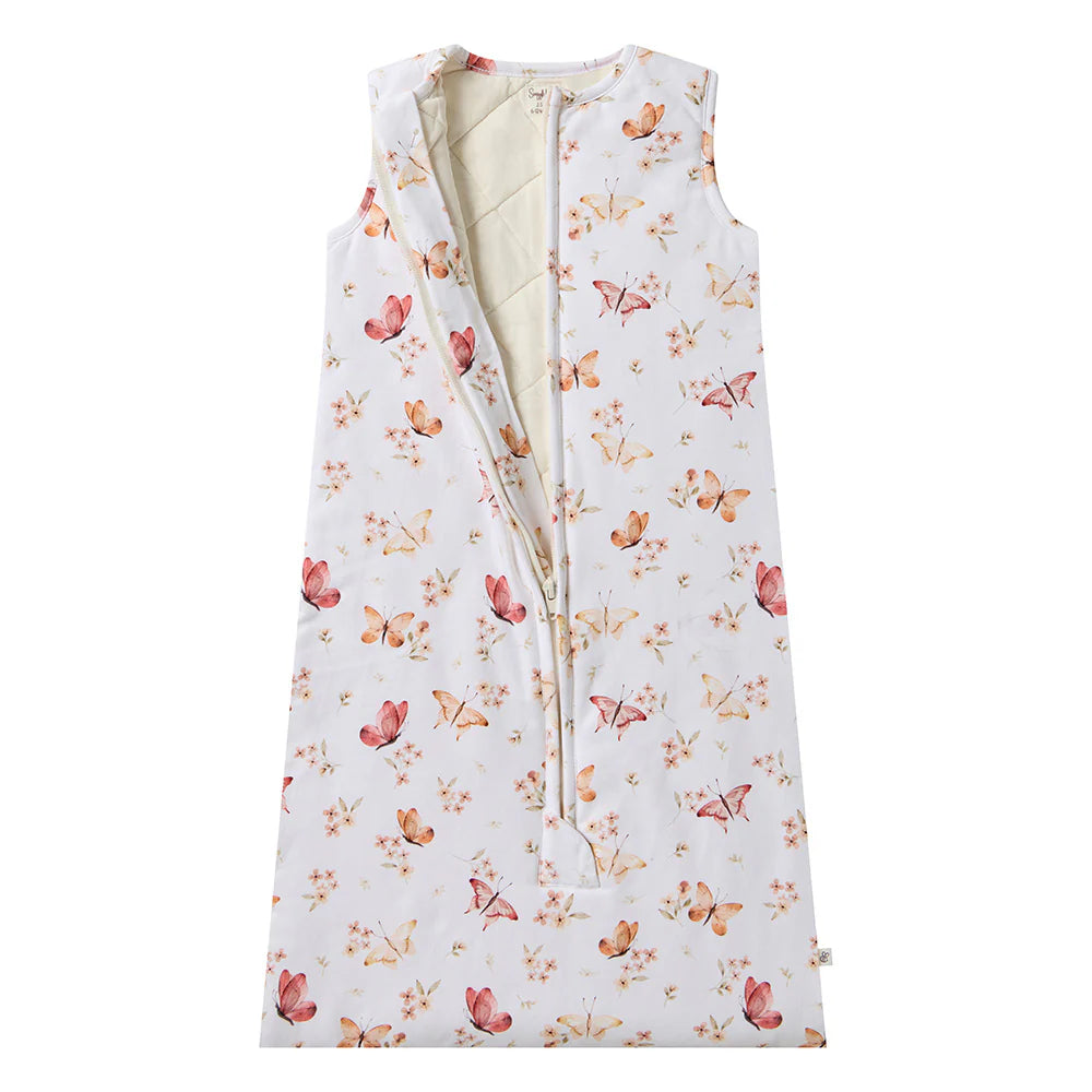 Snuggle Hunny Kids- 2.5 TOG Organic Sleeping Bag | Butterfly