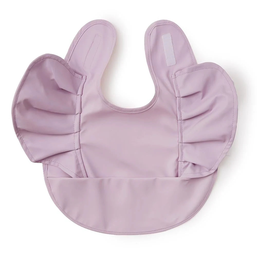 Snuggle Hunny Kids - Waterproof Frill Snuggle Bib | Lavender
