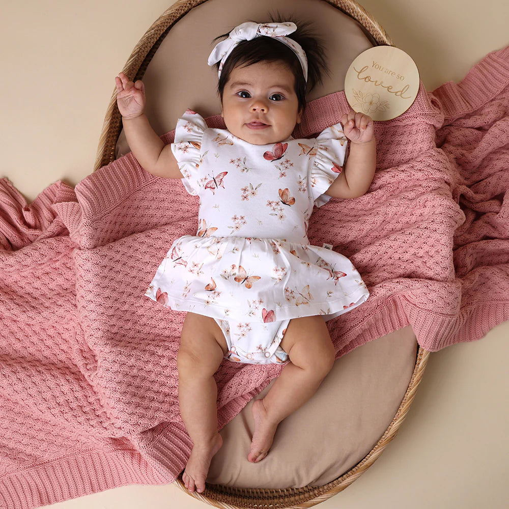 Snuggle Hunny Kids - Organic Dress | Butterfly