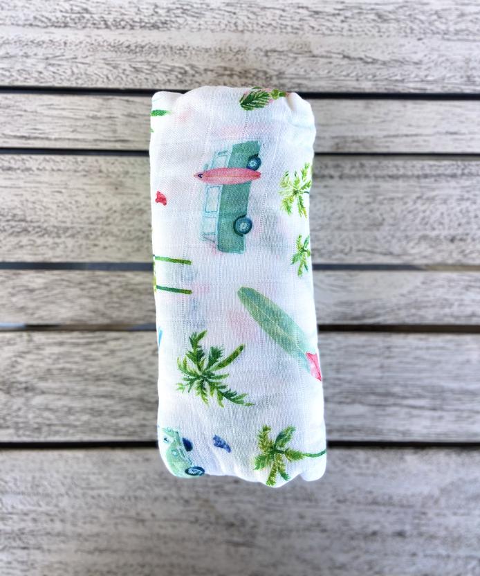Anchor & Arrow - Organic Baby Swaddle | Chasing Waves
