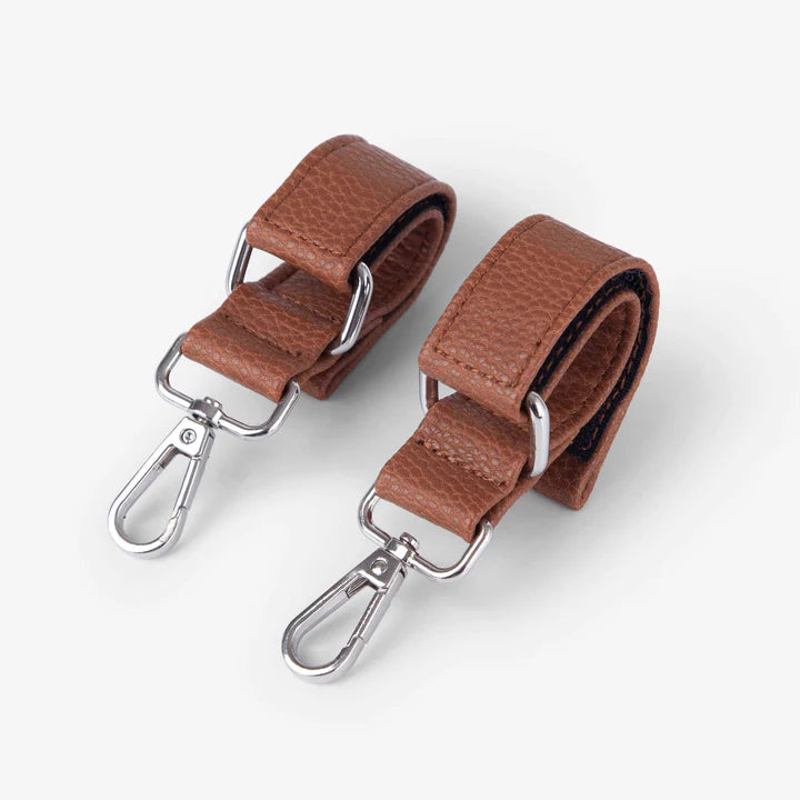 VANCHI - Pram Caddy | Pebbled Tan