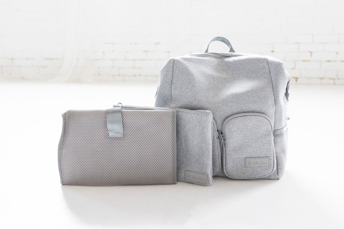 Timber Tinkers - Neoprene Nappy Bag | Grey