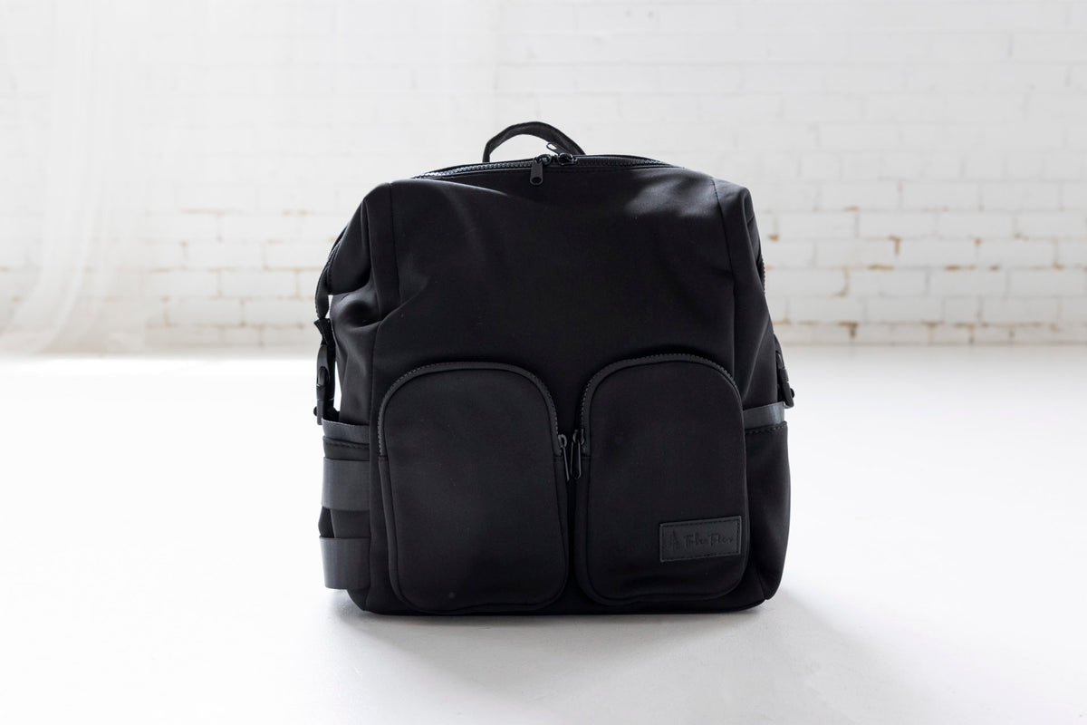 Timber Tinkers - Neoprene Nappy Bag | Black