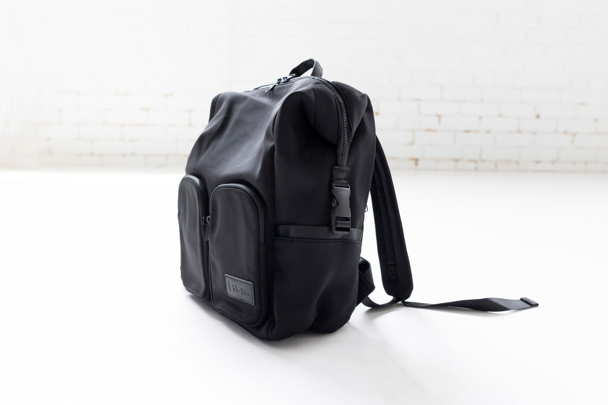 Timber Tinkers - Neoprene Nappy Bag | Black