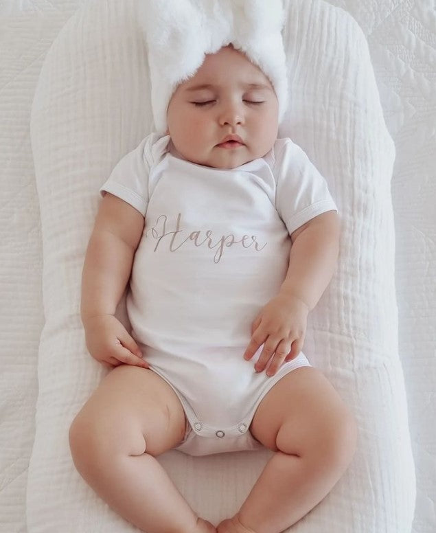 MLW by Design - Rose Gold Personalised Bodysuit