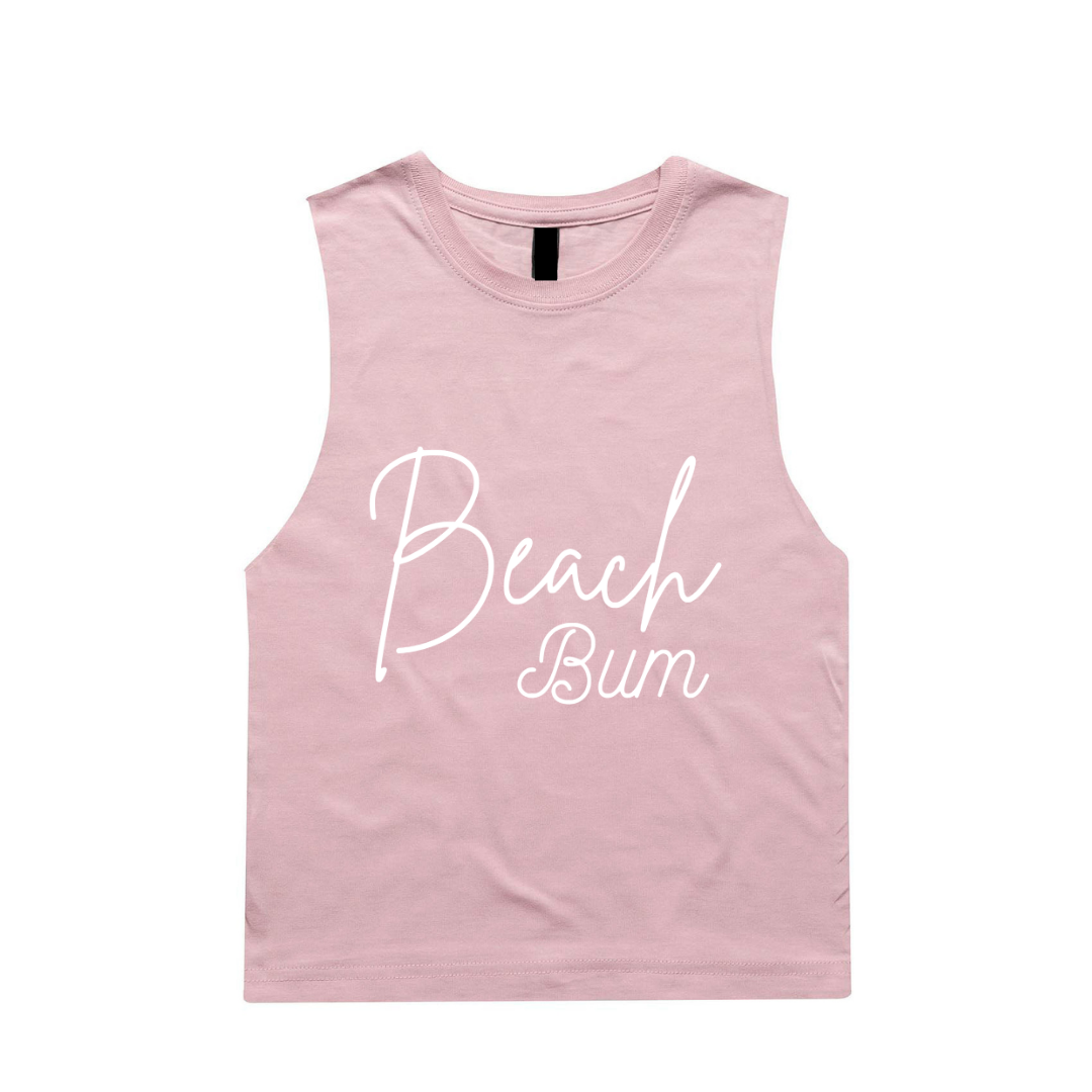 MLW By Design - Beach Bum Pink Tank *CLEARANCE*