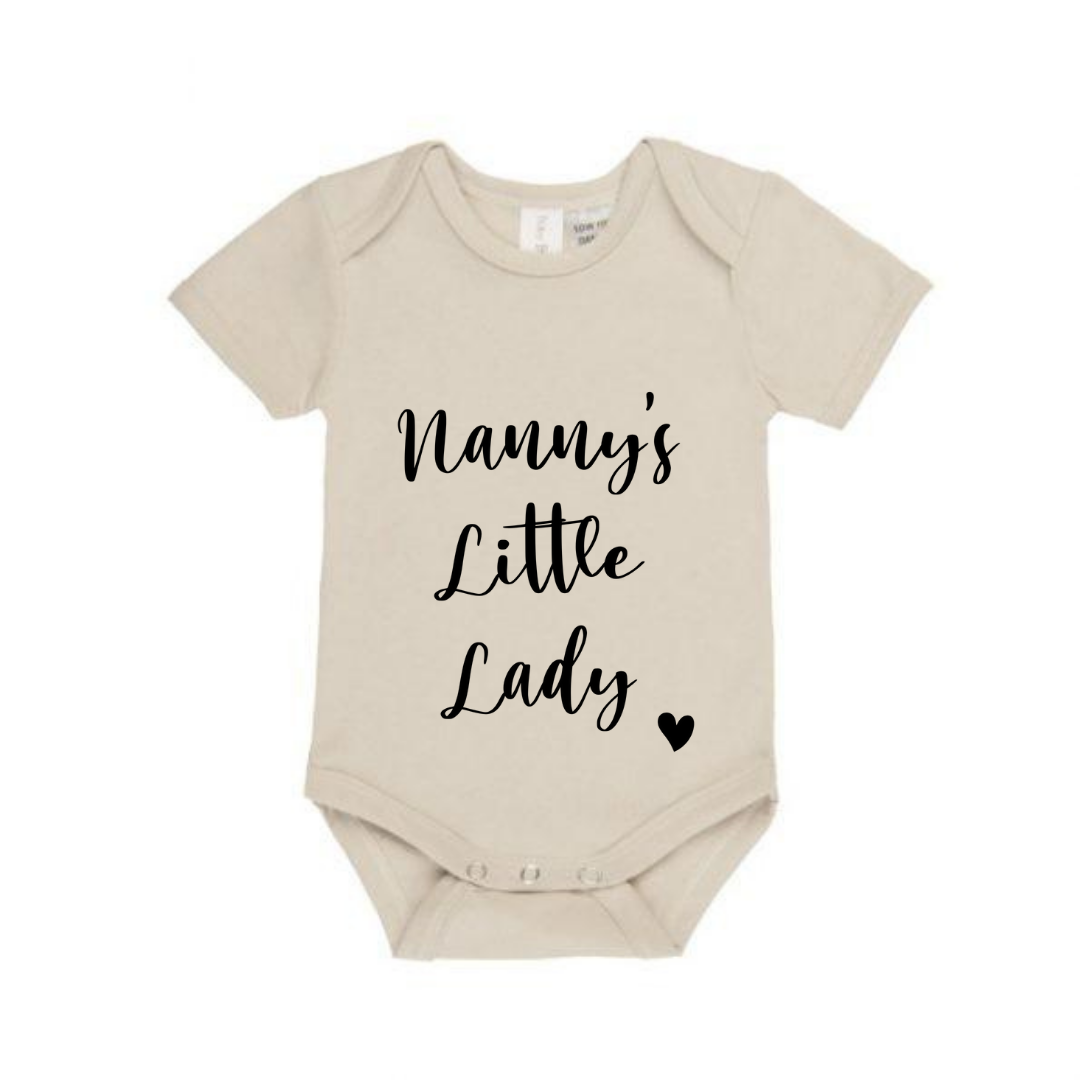 MLW By Design - Nanny's Little Lady Bodysuit | Various Colours