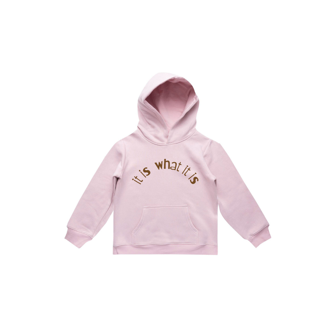 MLW By Design - It Is What It Is Kids Pink Fleece Hoodie