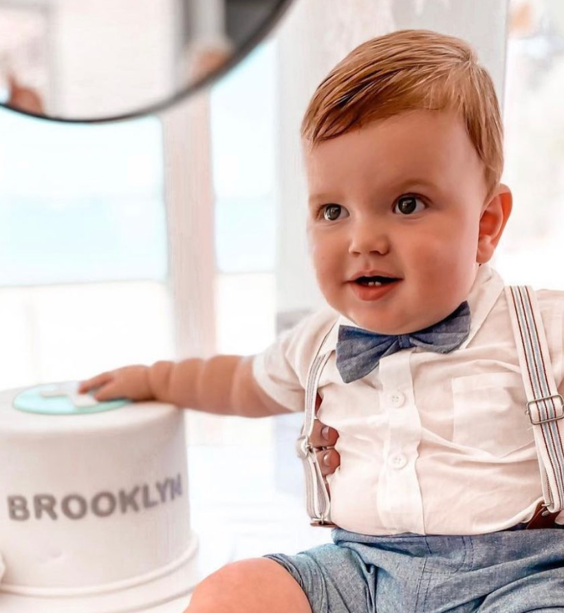 Arlo Bow Tie & Suspenders Set | Blue