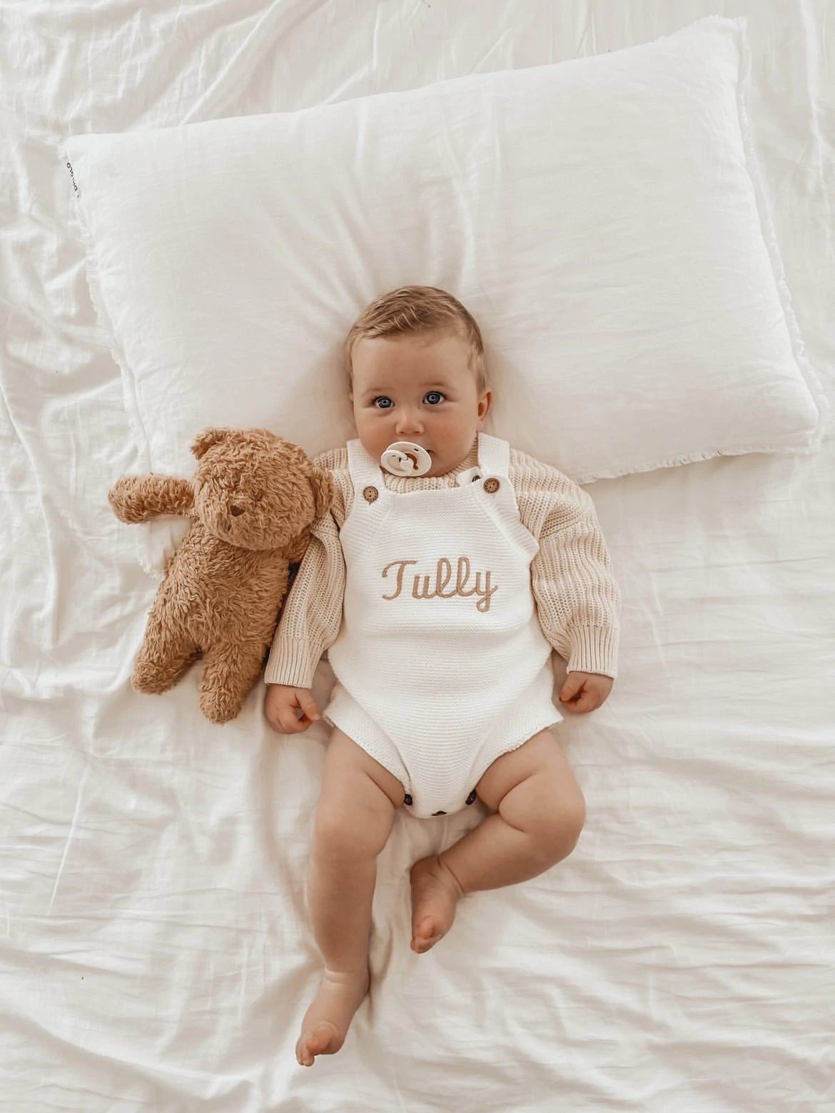 Little Zemi - Personalised Romper | White