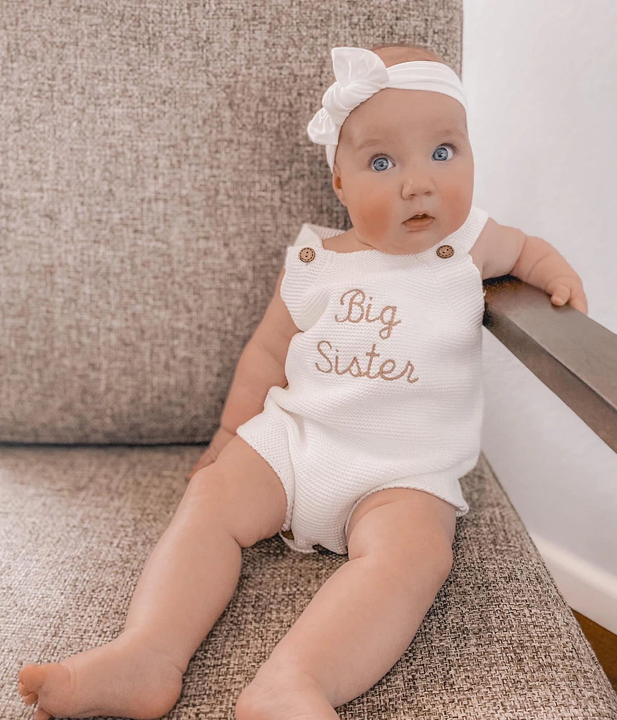 Little Zemi - Personalised Romper | White