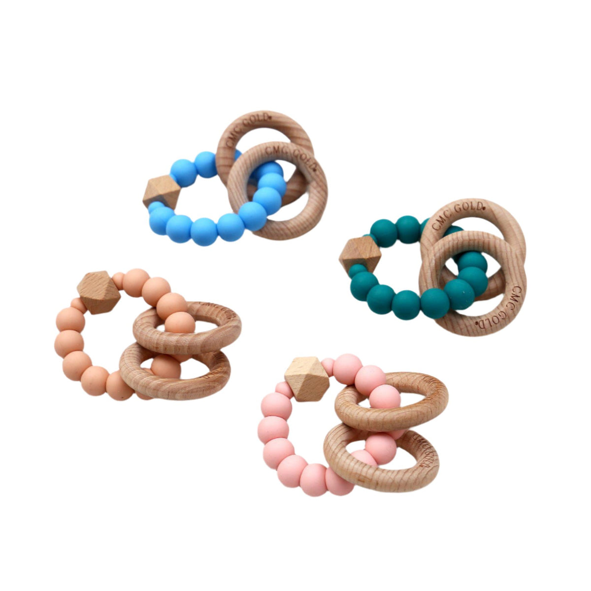 CMC GOLD - Hex & Silicone Teether