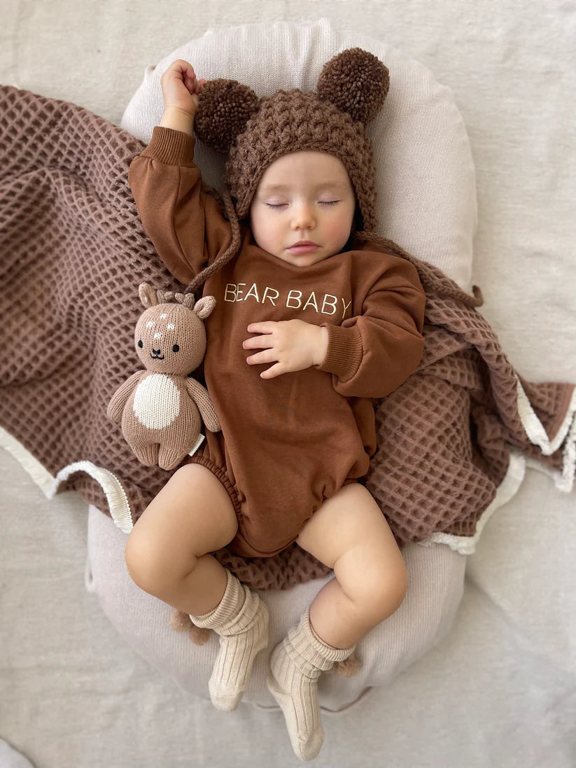 Bear Baby - Romper | Chocolate