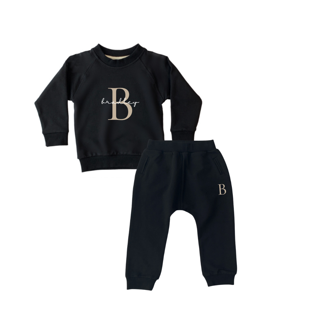 MLW By Design - Personalised Luxe Tracksuit | Black