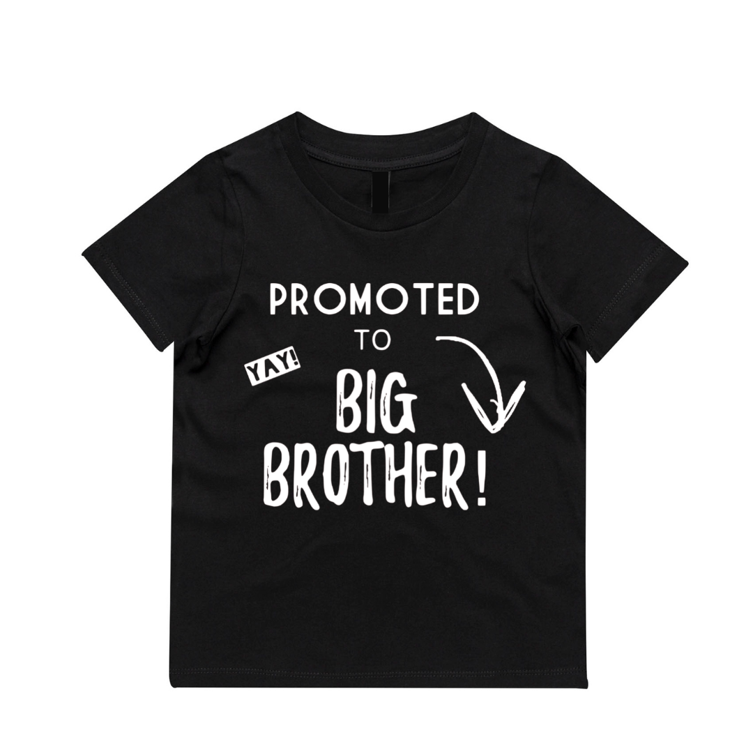 MLW By Design - Promoted To Big Brother Tee | Black (CLEARANCE)