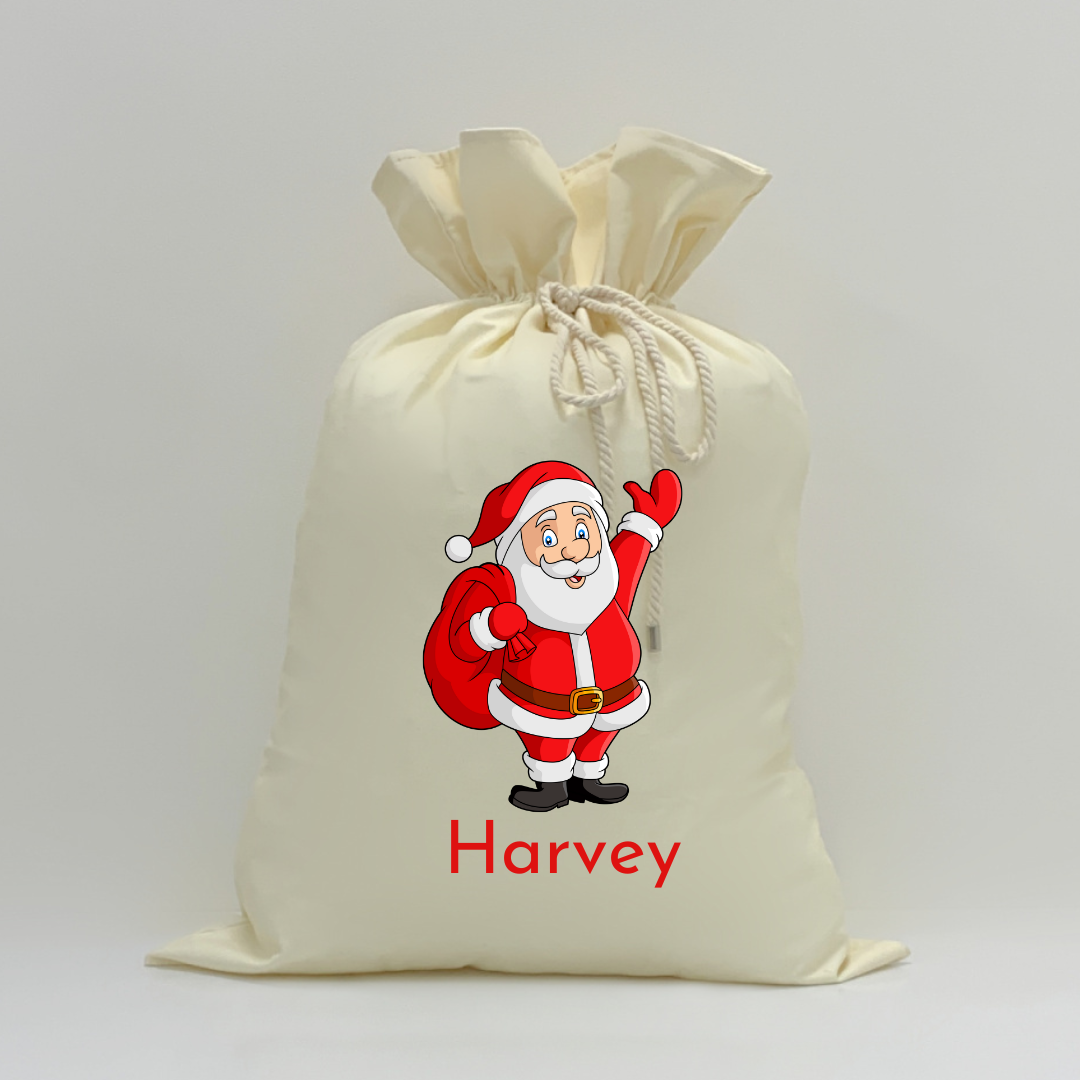MLW By Design - Personalised Santa Sack