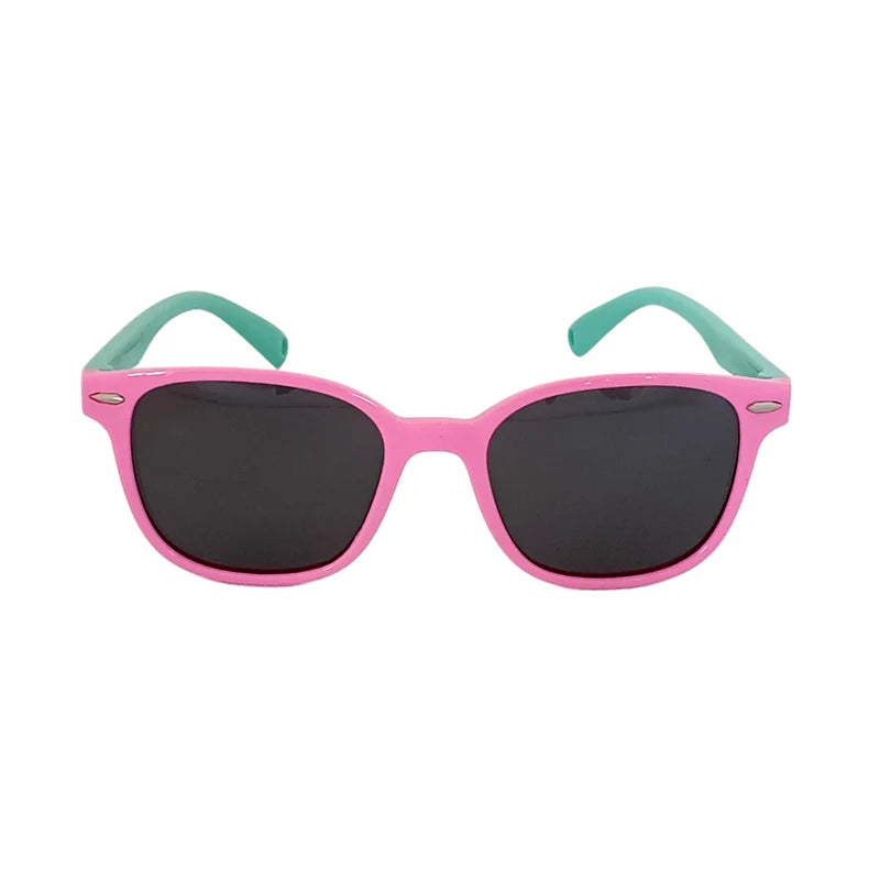 Cruzy Crowns - KIDS SUNGLASSES - PINK/ AQUA