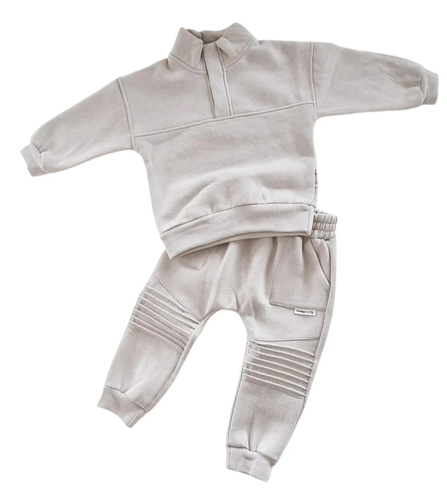 Snooky Bear - Jumper & Pants Set | Cool Grey