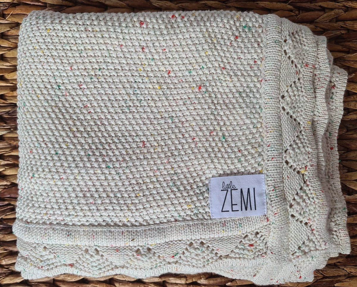 Little Zemi - Personalised Blanket | Oat Sprinkle