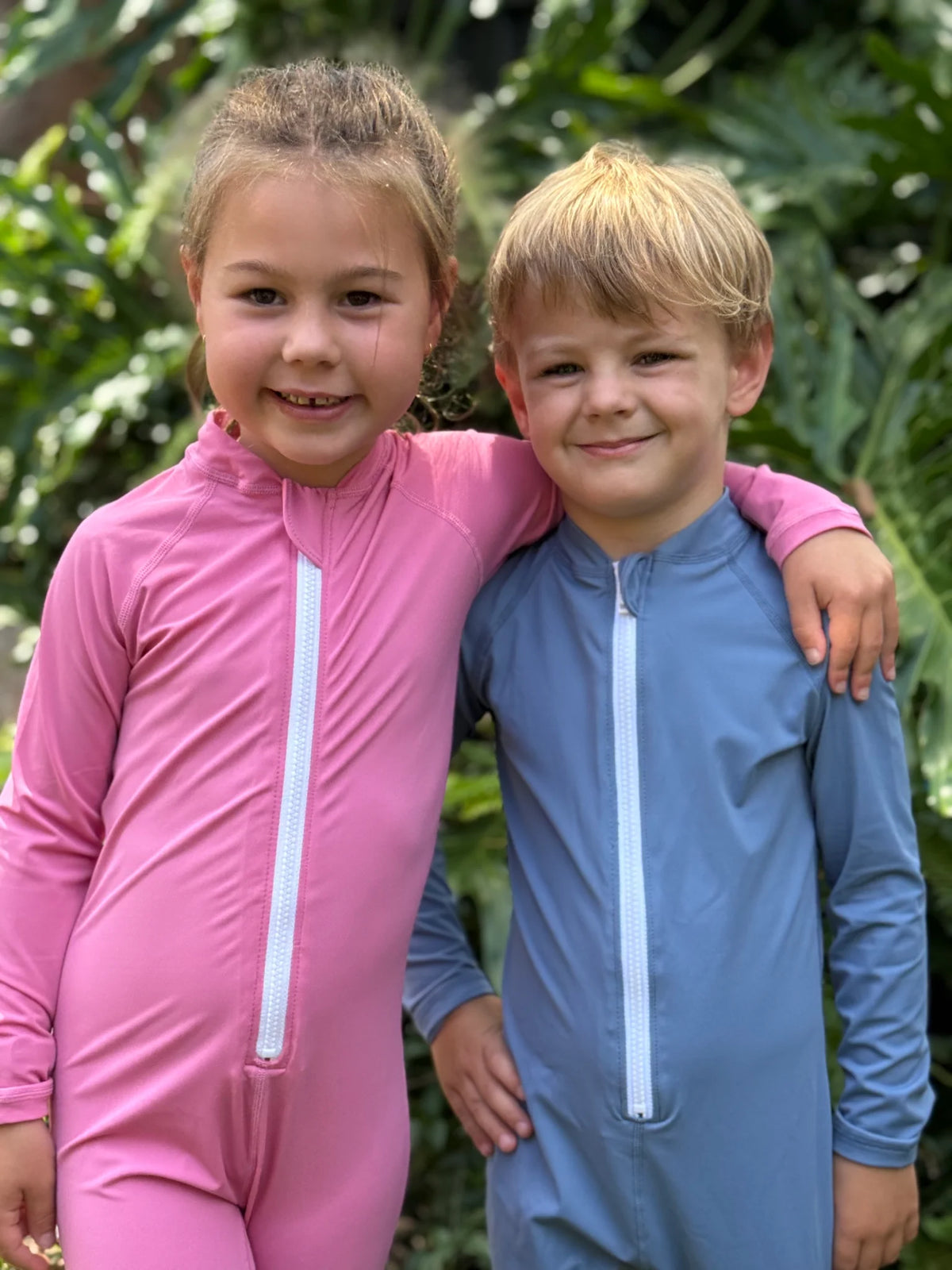 Kicky Swim - One Piece Rashguard Suit | Hamptons Blue